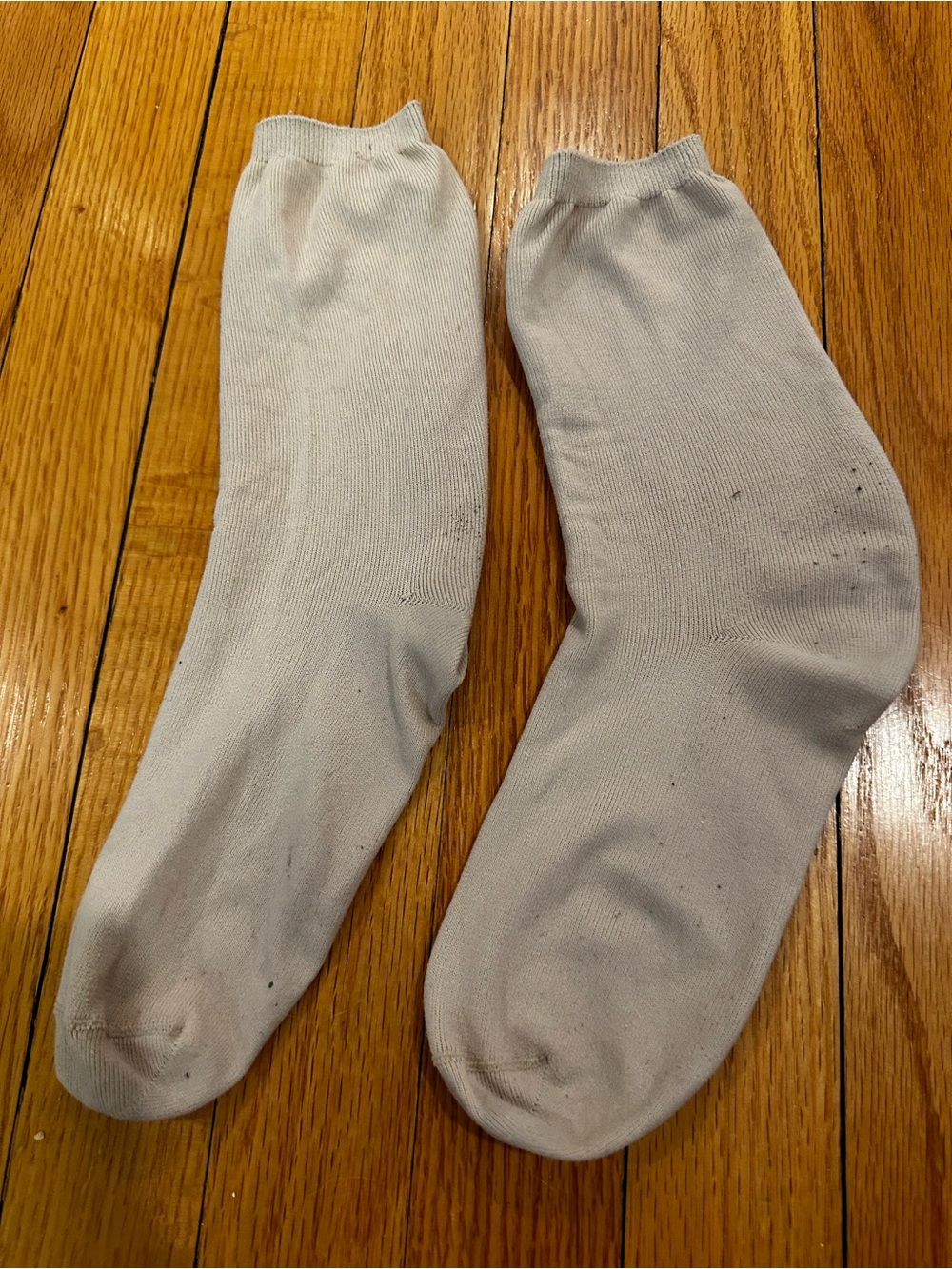 Betsey Johnson tan socks used